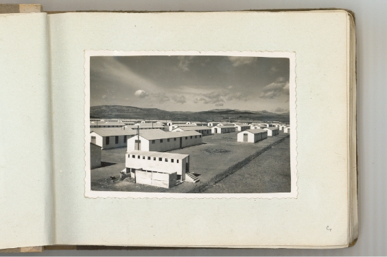 Les bâtiments du camp en 1945-1948 rivesaltes