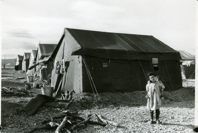 Les tentes du camp 1962-1964 rivesaltes